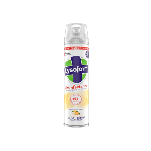 Desinfectante En Aerosol Lysoform Fragancia Citrica x 360 ml