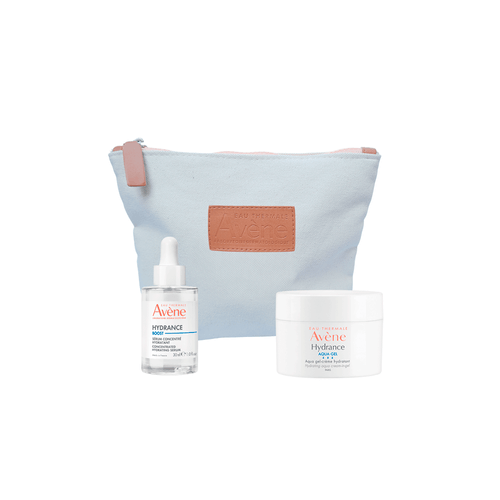 Combos Avene Hydrance Serum Boost x 30 ml + Aqua Gel x 50 ml + Neceser