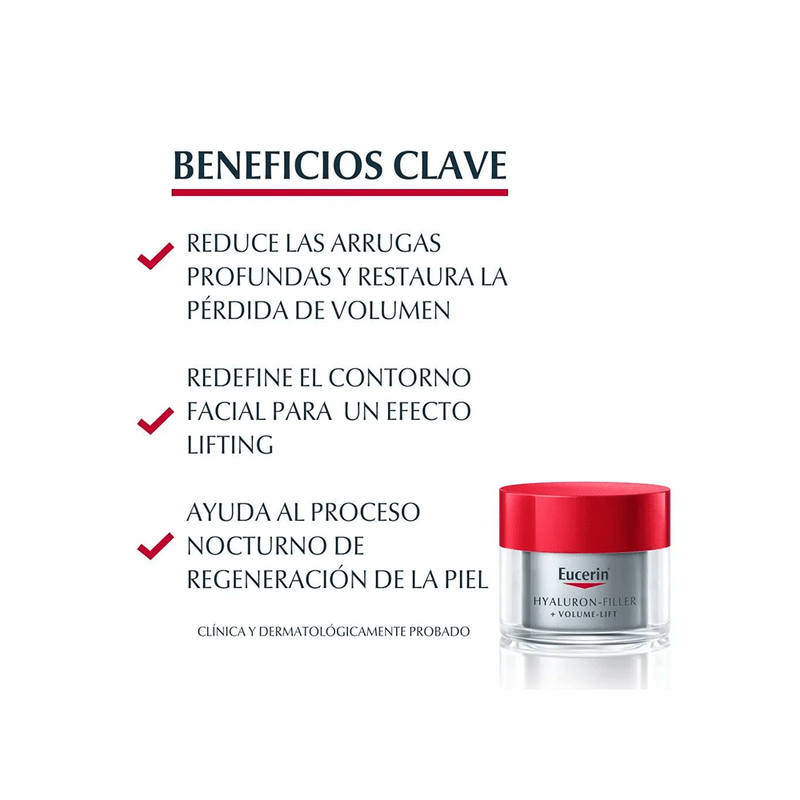 Crema-Facial-de-Noche-Eucerin-Hyaluron-Filler---Volume-Lift.-x-50-ml