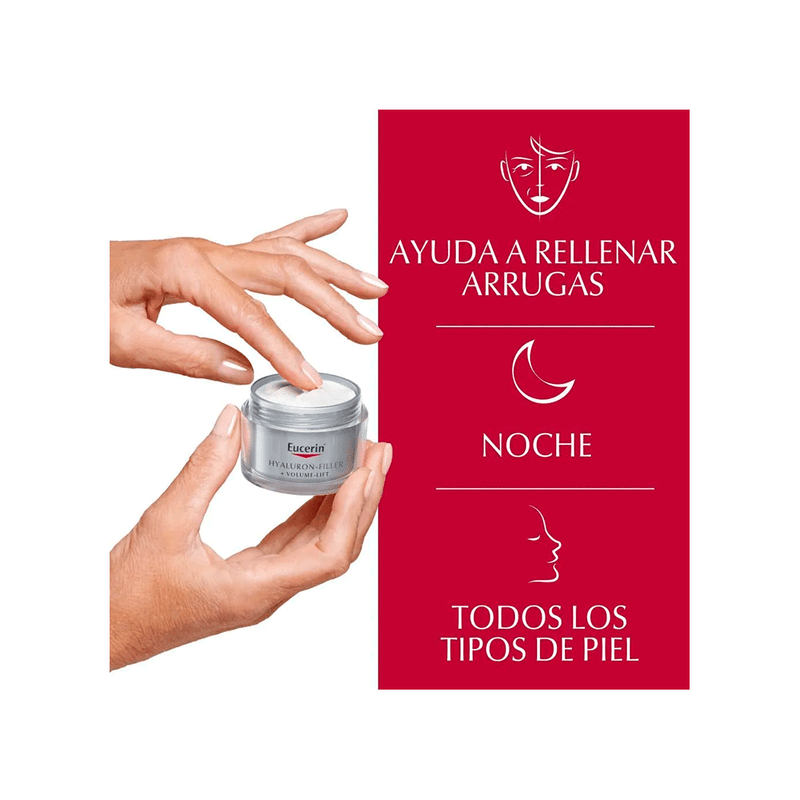 Crema-Facial-de-Noche-Eucerin-Hyaluron-Filler---Volume-Lift.-x-50-ml