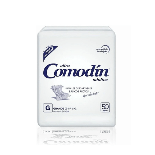 Pañal Adulto Comodin C/Gel Grande Basico x 50 unid