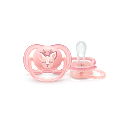 Chupete Philips Avent Ultra Air 0-6 M Deco Ciervo Rosa