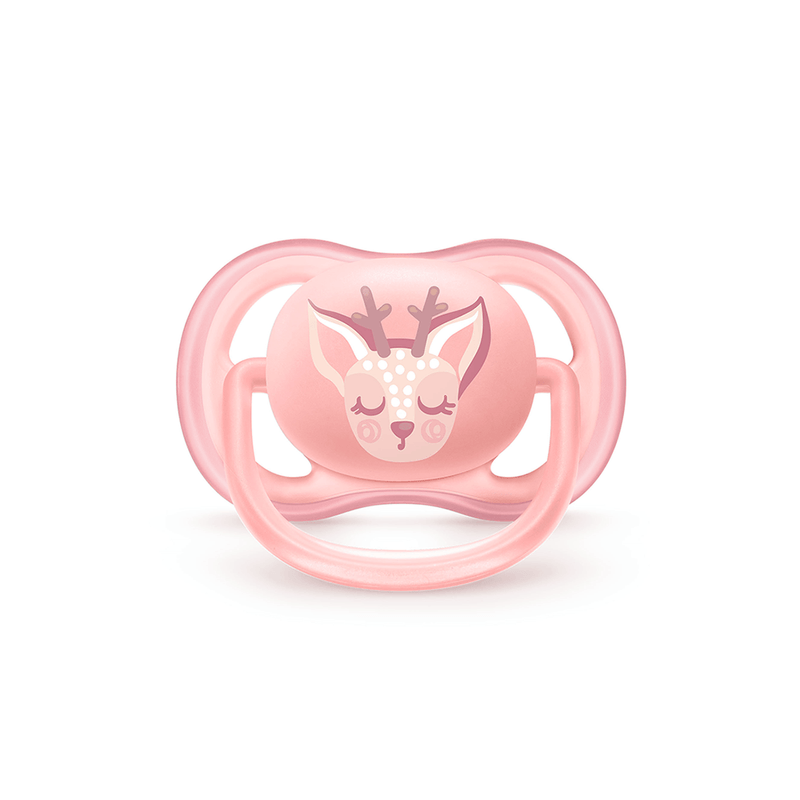 Chupete-Philips-Avent-Ultra-Air-0-6-M-Deco-Ciervo-Rosa
