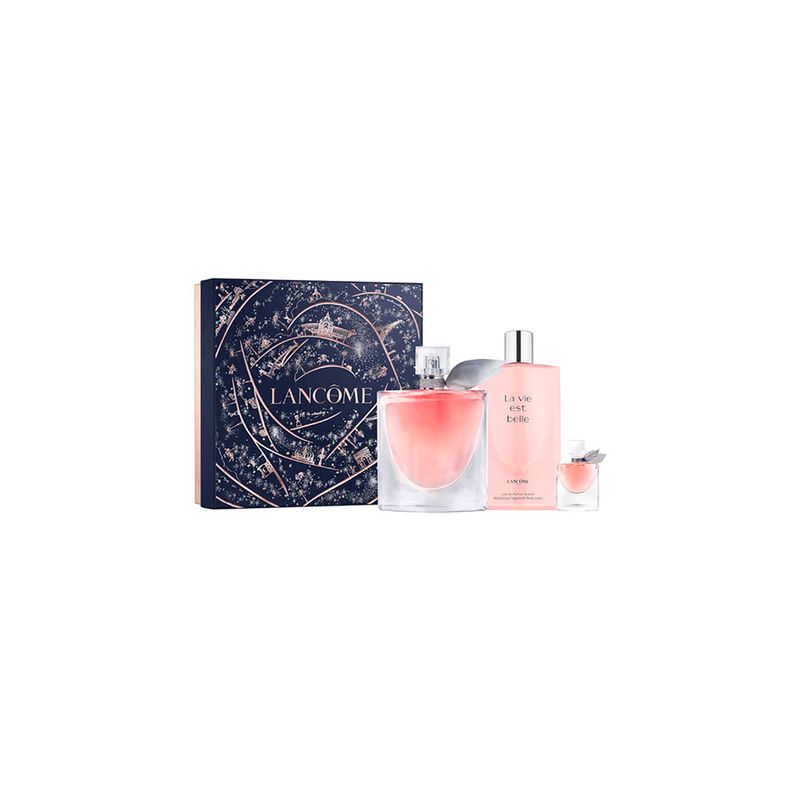 Estuche-Lancome-La-Vie-Est-Belle-Edt-x-100-ml---Body-Lotion---Edt