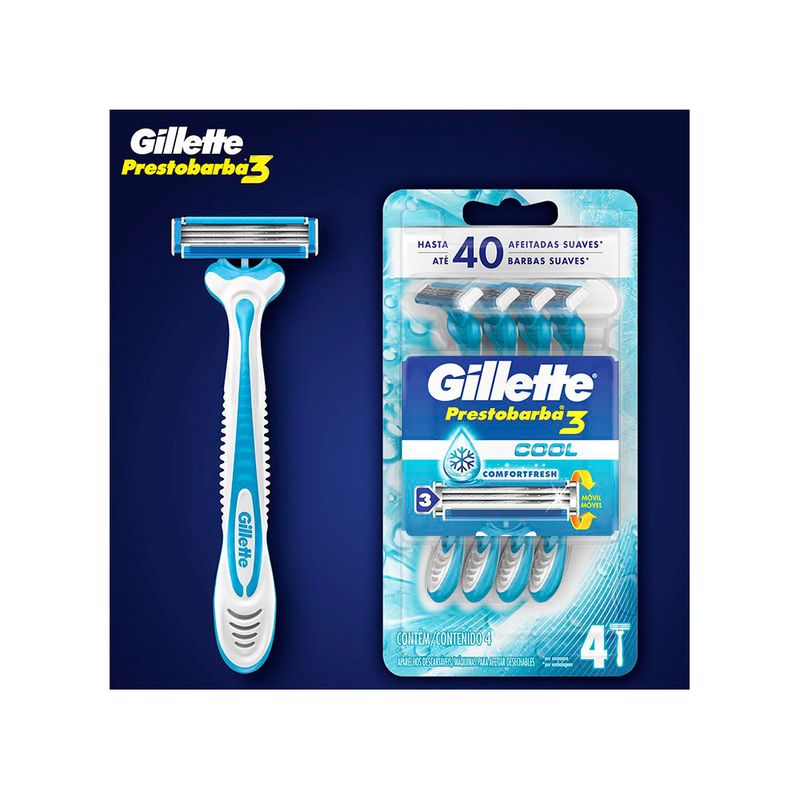 Maquina-de-Afeitar-Gillete-Prestobarba-3-Cool-x-4-unid