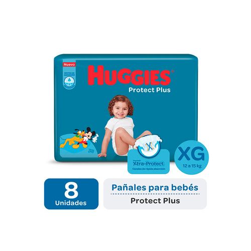 Pañal Huggies Protect Plus Talle XG x 8 unid