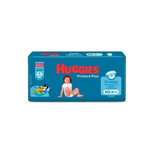 Pañal Huggies Protect Plus Talle XG x 8 unid