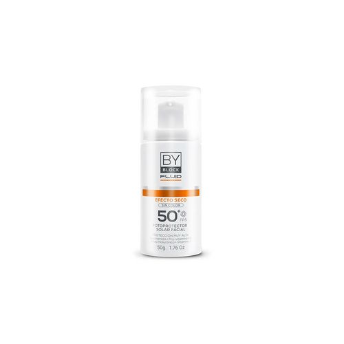Protector Solar By Derm Block Fluid FPS50+ Sin Color x 50 gr