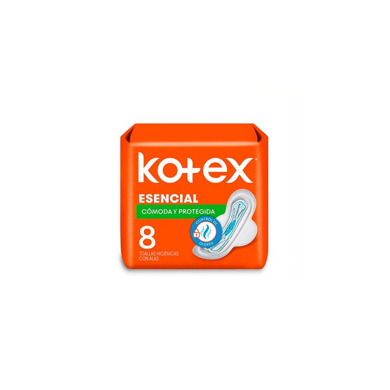 Toallas-Femenina-Kotex-Esencial-x-8-unid
