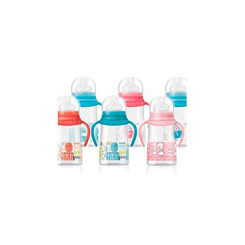 Mamadera Babelito Boca Ancha Con Asas T2 x 250 ml (Color Sujeto a Stock)