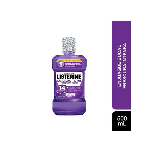 Enjuague Bucal Listerine Cuidado Total Frescura Intensa x 500 ml