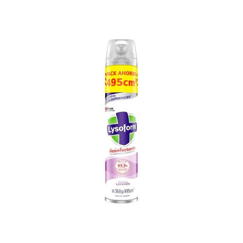Desinfectante en Aerosol Lysoform Lavanda x 495 ml