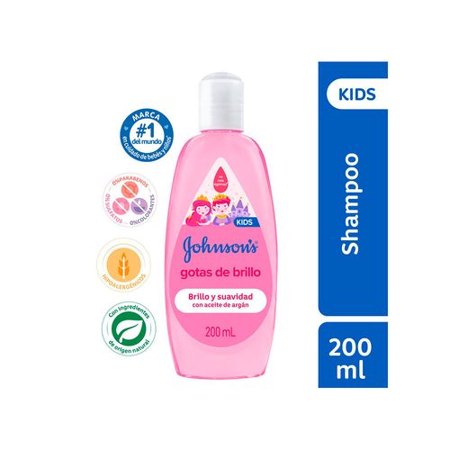 Shampoo Para Niños Johnson's Gotas De Brillo x 200 ml
