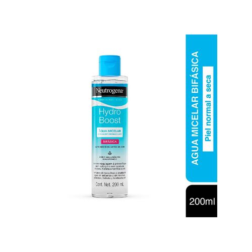 Agua Micelar Bifásica Neutrogena Hydro Boost x 200 ml