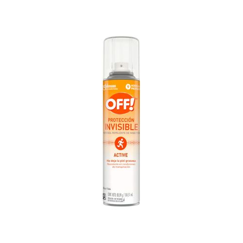 Repelente de Mosquitos Invisible Off Active x 104 ml