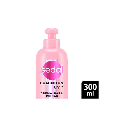 Crema para peinar Sedal Luminous UV x 300 ml
