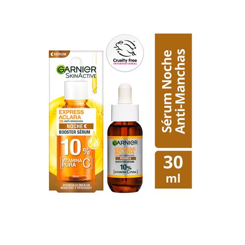 Serum Garnier Express Aclara Booster con 10% de Vitamina C x 30 ml