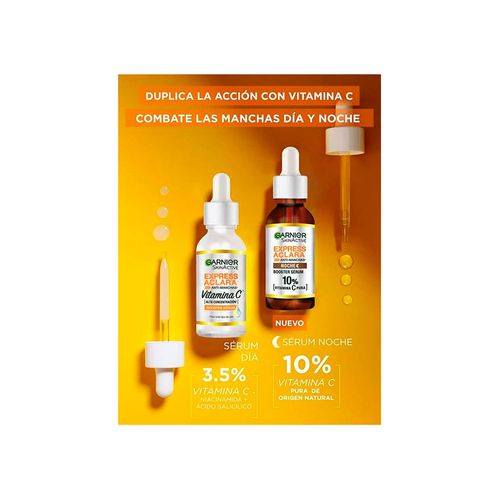 Serum Garnier Express Aclara Booster con 10% de Vitamina C x 30 ml