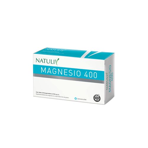 Suplemento Dietario Natuliv Magnesio 400 x 30 comp