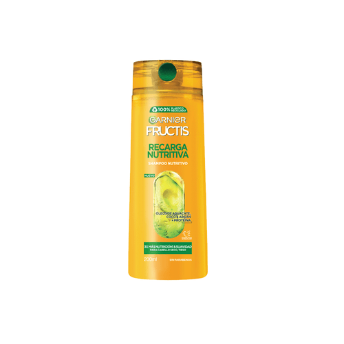 Shampoo Fructis Garnier Recarga Nutritiva x 200ml
