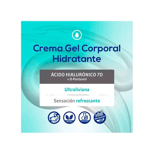 Crema Gel Perpiel Aqua Corporal Hidratante x 400 gr