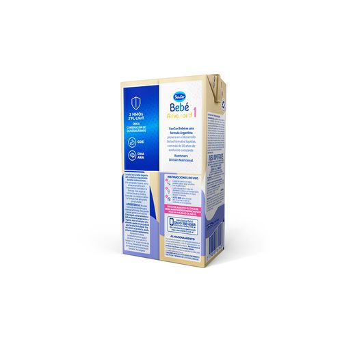 Leche Infantil SanCor Bebe 1 Advanced Brick x 500 ml