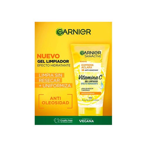 Gel Limpiador Facial Garnier Tono Uniforme Vitamina C x 150 ml