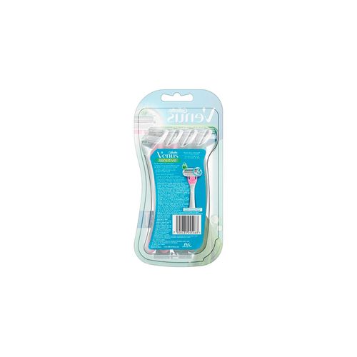 Maquina para Afeitar Gillete Venus Sensitive Aloe Vera x 4 unid