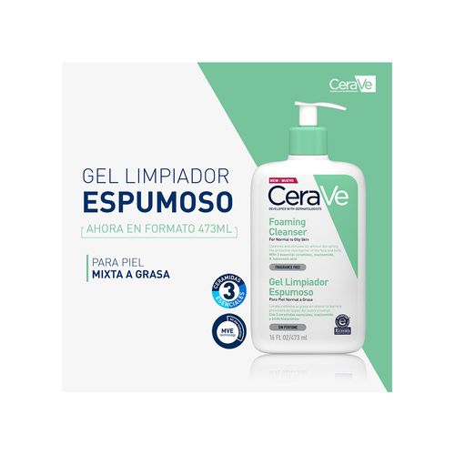 Gel Limpiador Espumoso CeraVe x 473 ml
