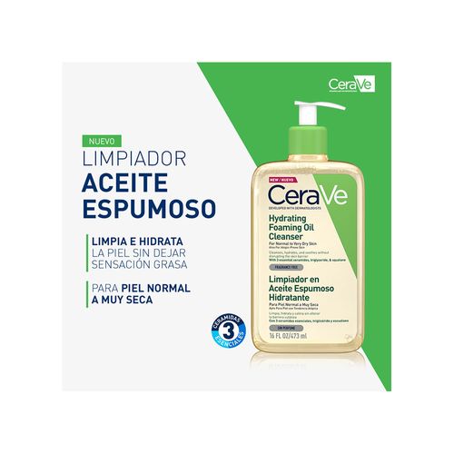 Limpiador en Aceite Espumoso Hidratante CeraVe x 473 ml