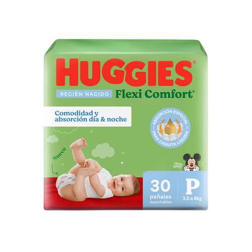 Pañal Huggies Flexi Comfort Talle P x 30 unid