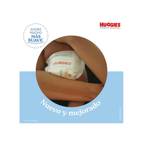 Pañal Huggies Natural Care Jumbo Pack Talle P x 30 unid