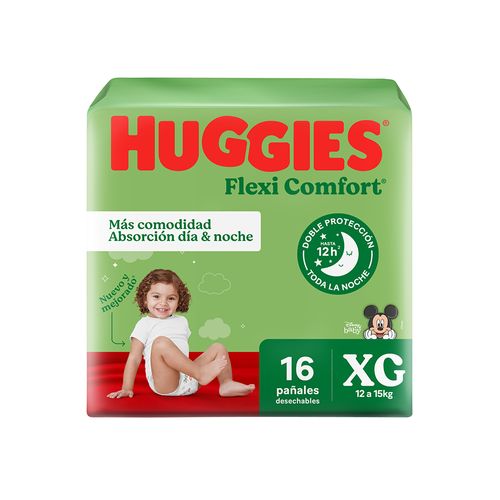 Pañales Huggies Flexi Comfort Talle XG x 16 unid