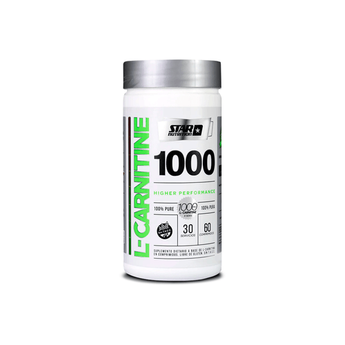 Suplemento Dietario Star Nutrition L-Carnitine 1000 x 60 comp