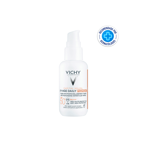 Protector Solar Vichy Capital Soleil Uv-Age Daily Pigment Light FPS50+ x 40 ml