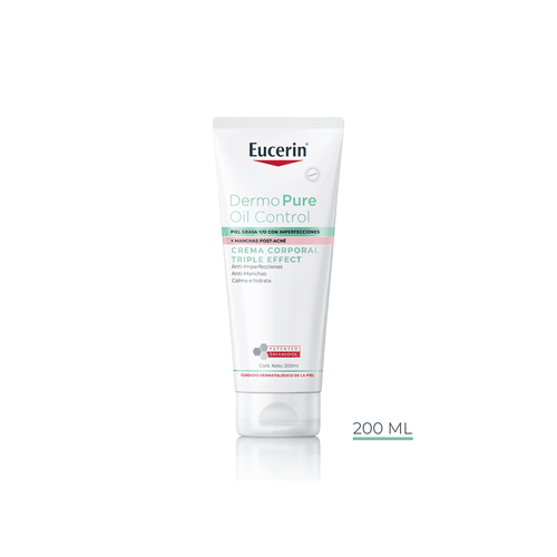 Crema Corporal Eucerin Dermopure Triple Effect x 200 ml