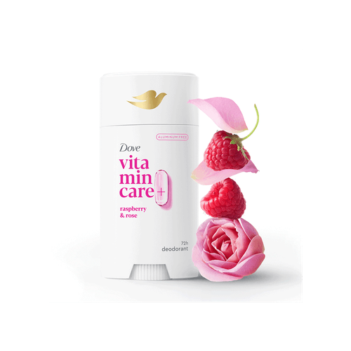 Desodorante en Barra Dove Vitamin Care+ Raspberry &amp; Rose Scent x 74 gr