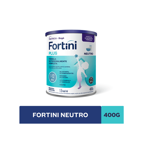 Suplemento Nutricional Fortini Neutro Lata x 400 gr