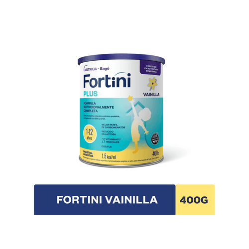 Suplemento Nutricional Fortini Vainilla Lata x 400 gr