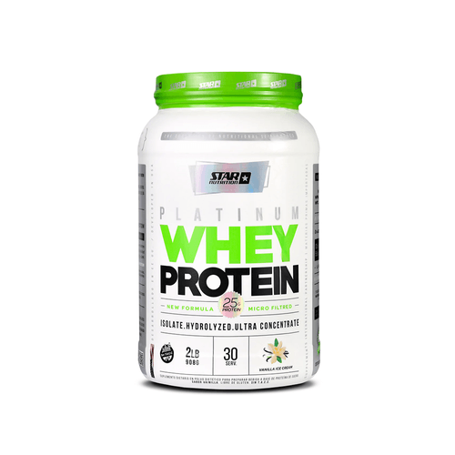 Suplemento Dietario Star Nutrition Platinum Whey Protein Vainilla x 908 gr