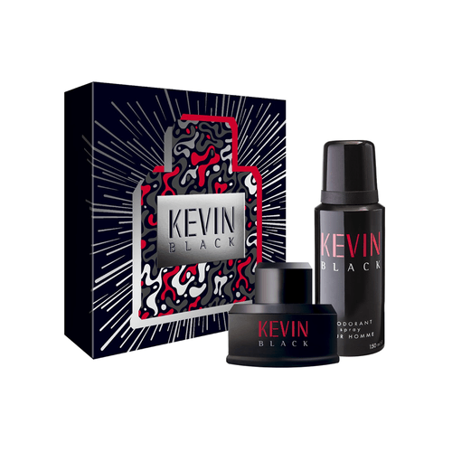Estuche Kevin Black EDT x 60 ml + Deo