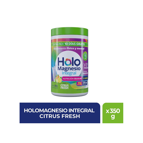 Suplemento Dietario Holo Magnesio Integral Extra Pack en Polvo x 350 gr