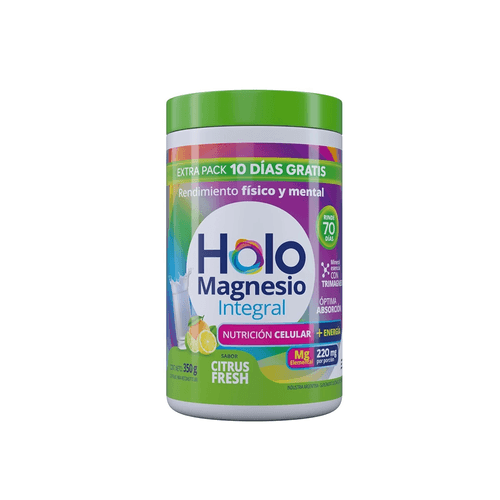 Suplemento Dietario Holo Magnesio Integral Extra Pack en Polvo x 350 gr