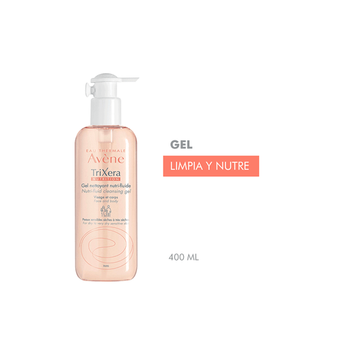 Gel Limpiador Nutrifluido Avene Trixera x 400 ml