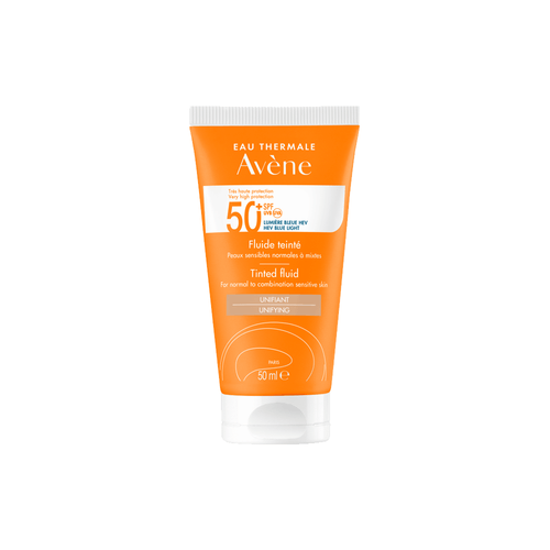 Protector Solar Avene Fluido SPF 50+ con color x 50 ml