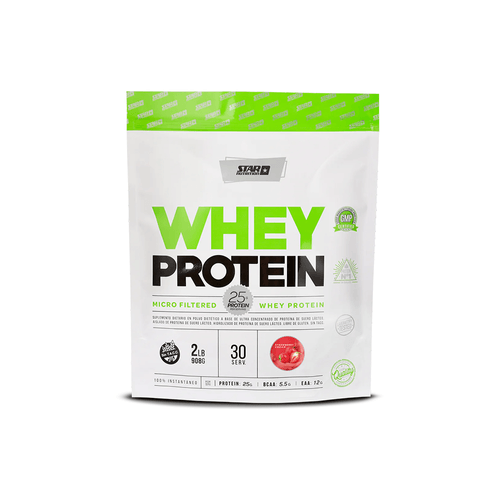 Suplemento Dietario Star Nutrition Whey Protein Doypack Frutilla x 908 gr