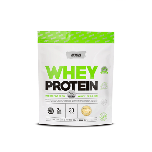 Suplemento Dietario Star Nutrition Whey Protein Doypack Banana x 908 gr