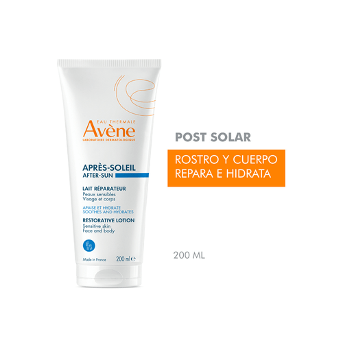 Crema Post Solar Avene Reparadora en Spray x 200 ml