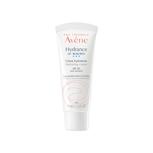 Crema Hidratante Facial Avene Hydrance Riche UV SPF 30+ x 40 ml