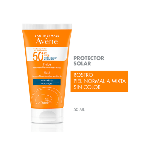 Protector Solar Avene Fluido SPF 50+ x 50 ml